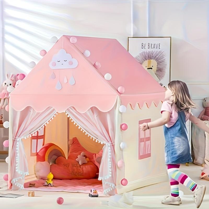 Large Pink Girls & Boys Castle - Kids Outdoor Hideout review and price