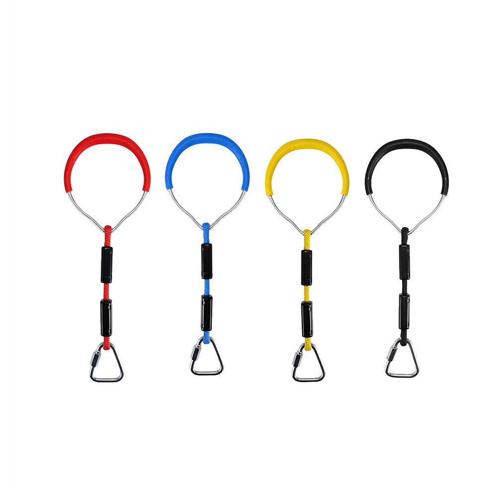2Pcs Colorful Gymnastic Rings  - Kids Outdoor Climbing review and price
