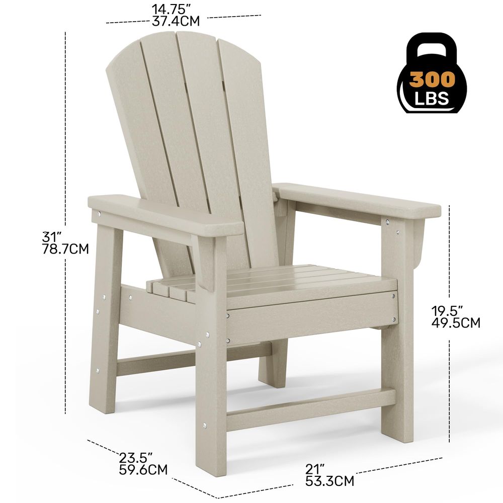 Kids Adirondack Chair Set of 4 - Kids Outdoor Lawn Chair review and price