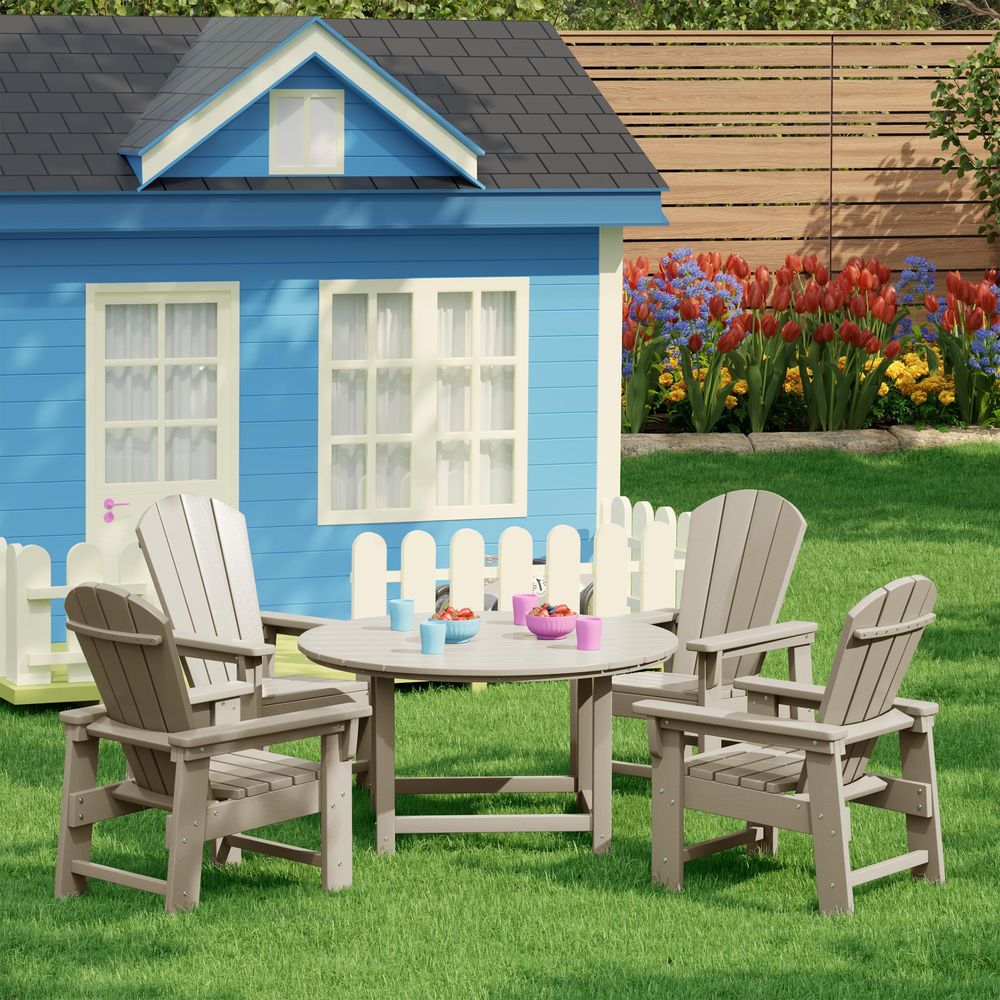 Kids Adirondack Chair Set of 4 - Kids Outdoor Lawn Chair review and price