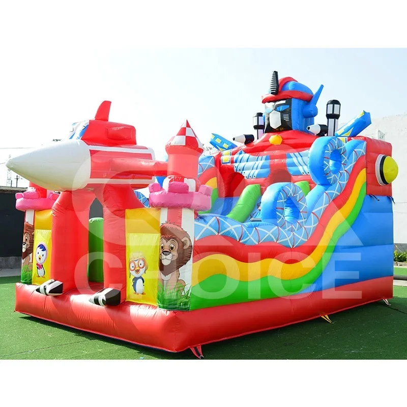 Outdoor Inflatable Bouncy Cast - Kids Outdoor Jumping Castle review and price