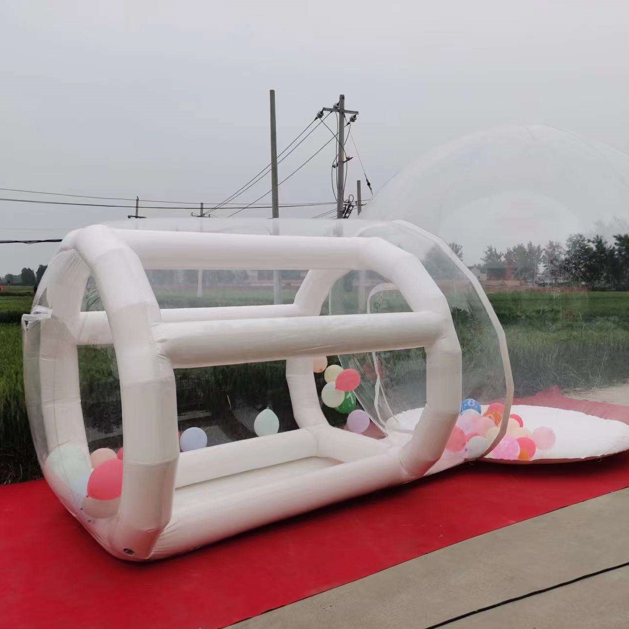 Outdoor  White PVC Inflatable  - Kids Outdoor Jumping Castle review and price