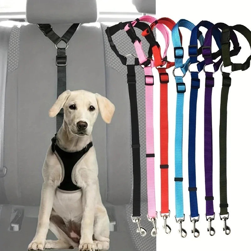 Solid Color Two-in-one Pet Car - Swing Seat Belt review and price