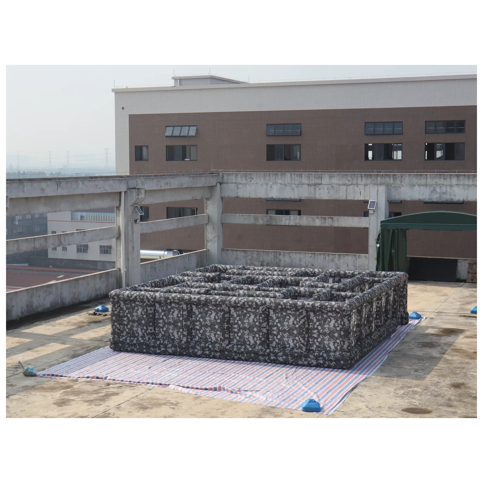 Large Gray Camouflage Open Inf - Kids Outdoor Party Venue review and price