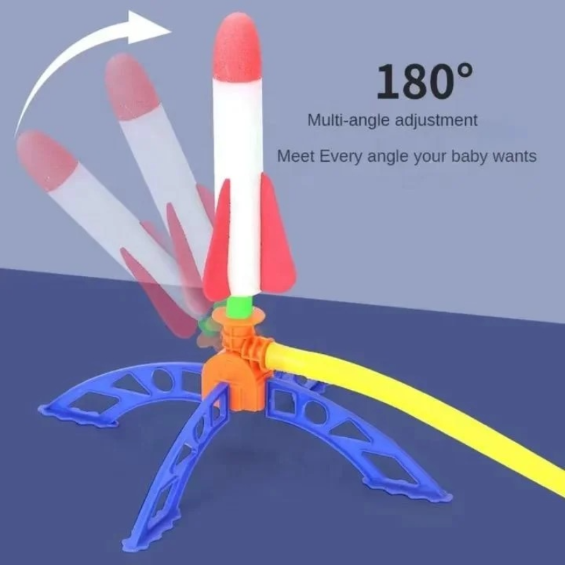 Kids Outdoor Rocket Foot Pump  - Kids Outdoor Jumping Toys review and price