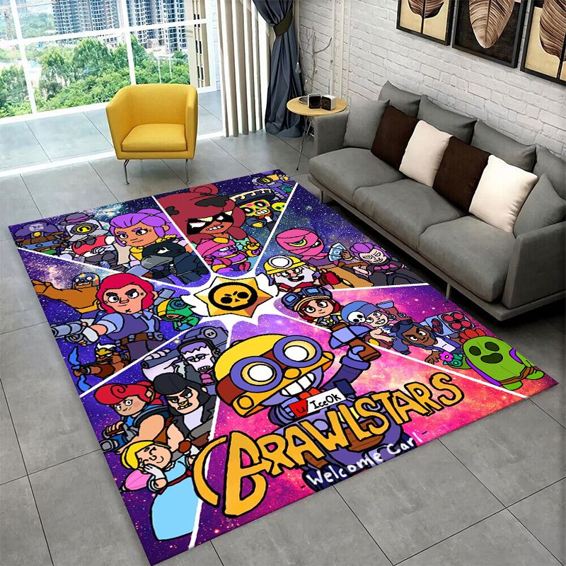 Cartoon B-Brawl Game Non-Slip  - Kids Outdoor Flooring review and price