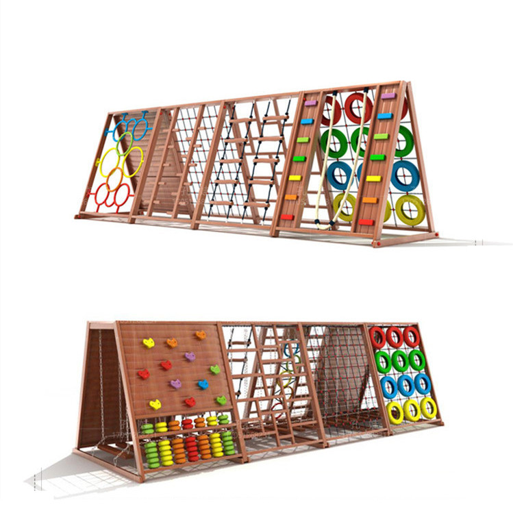 Outdoor Climbing Rock Frame Wo - Kids Outdoor Jungle Gym review and price