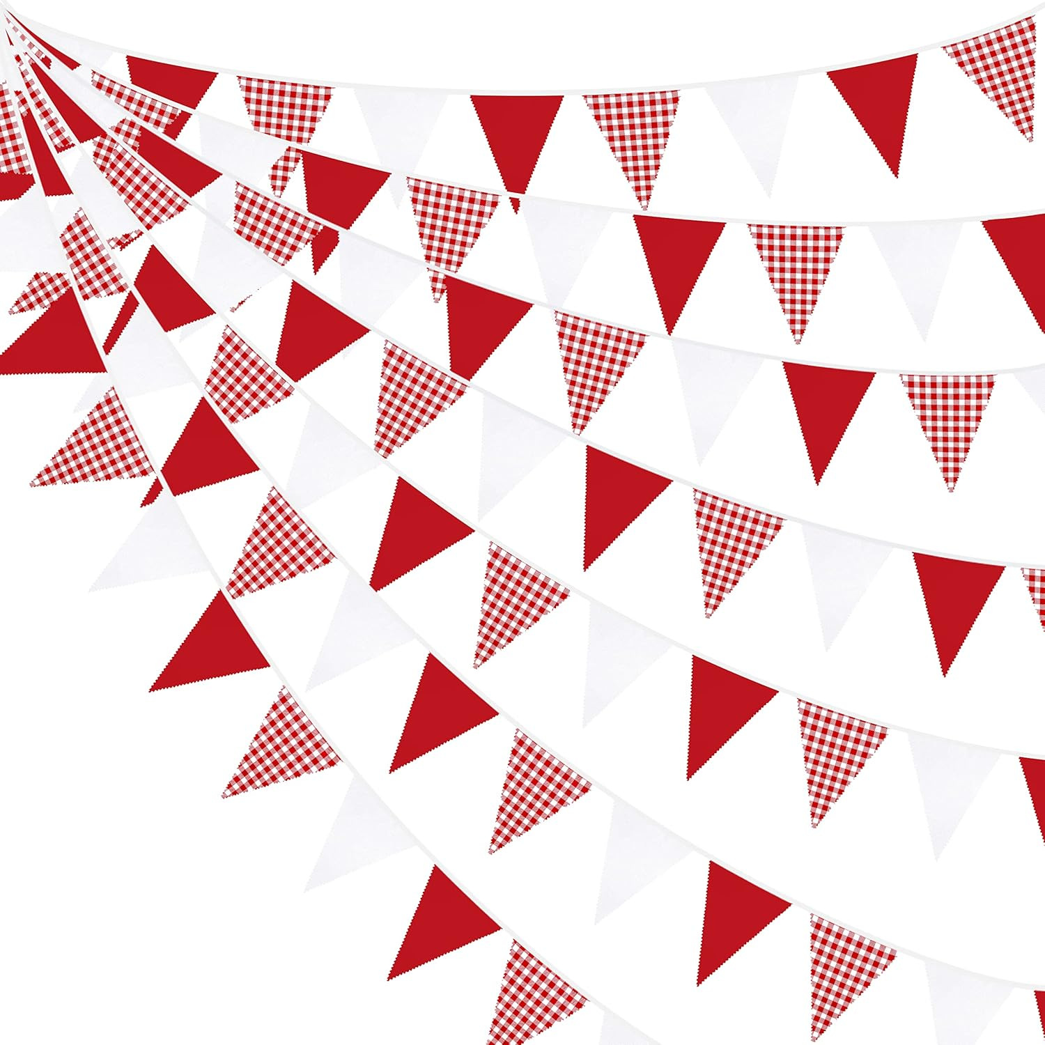 Red and White Banner Triangle  - Kids Outdoor Garden Set review and price