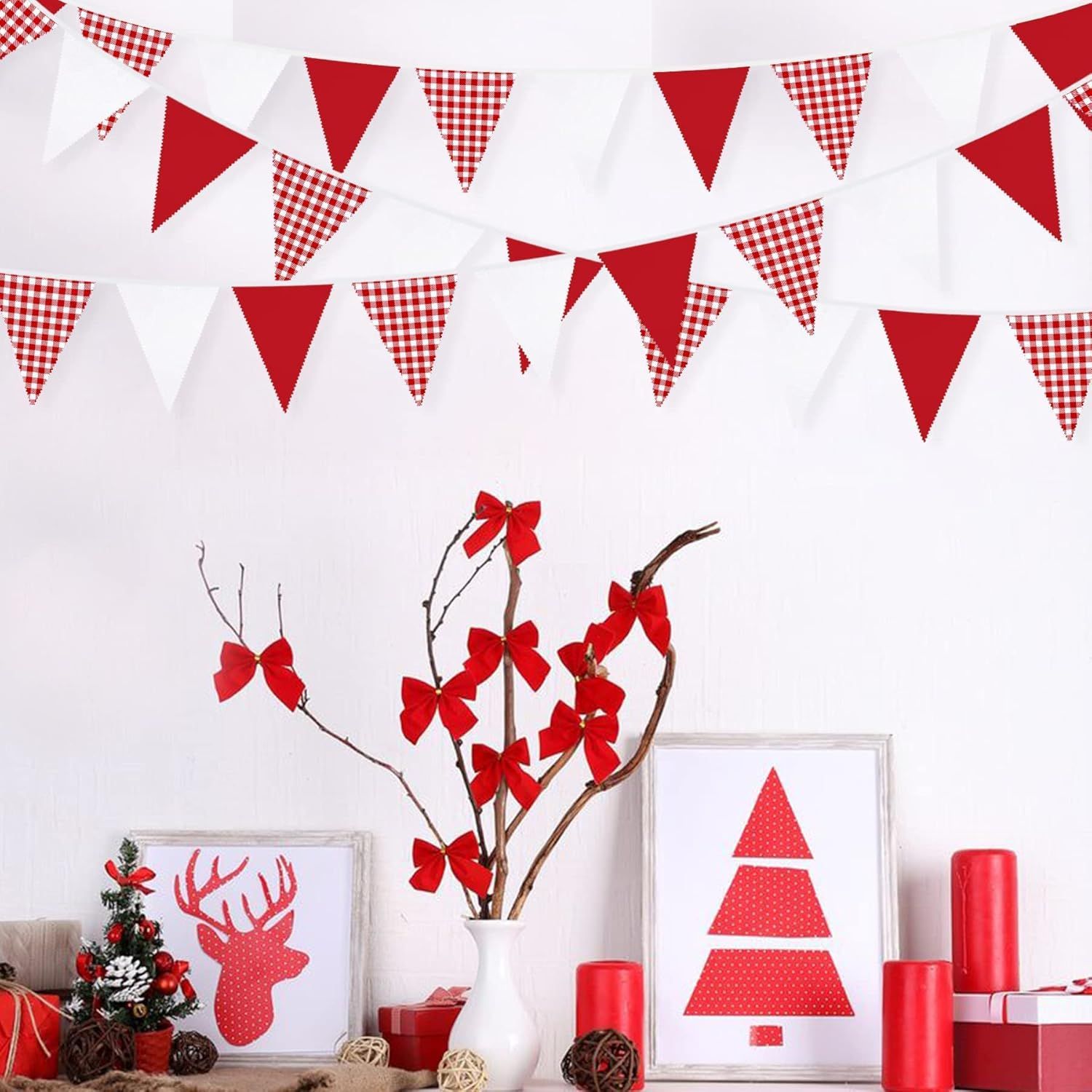 Red and White Banner Triangle  - Kids Outdoor Garden Set review and price