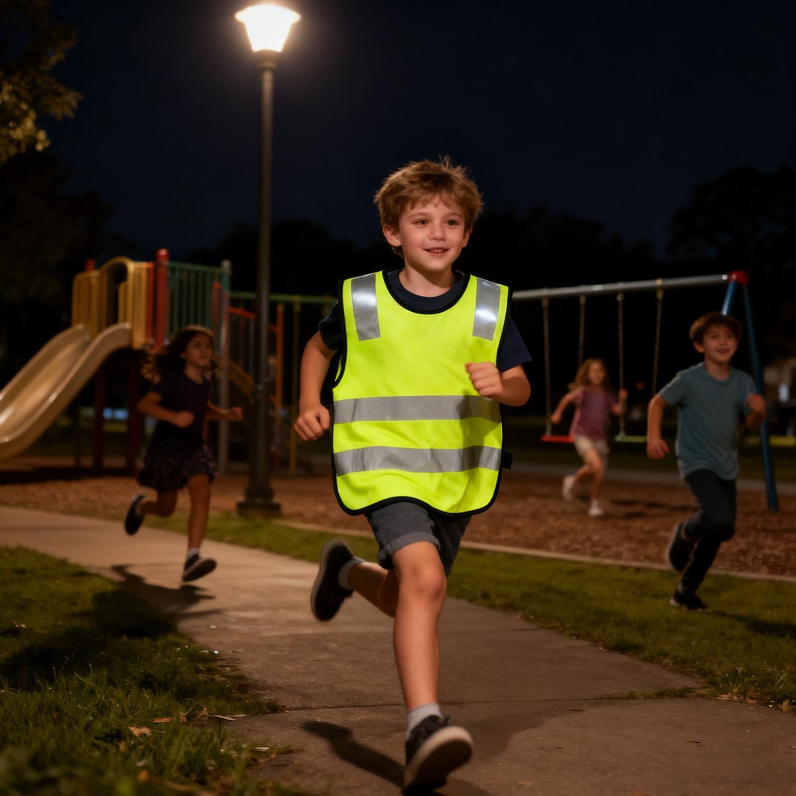 Kids Reflective Vest 10 Pieces - Kids Outdoor Vest review and price